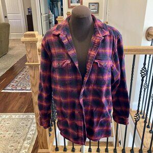 Levi's Oversized Relaxed Fit Flannel Jacket Size L